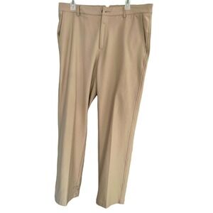 Dunning Golf Stretch Performance Fabric Golf Pants 33X30 Khaki $99 NICE